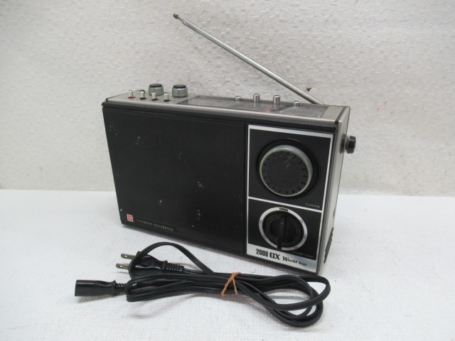 Panasonic ナショナル 2000GX 3バンドラジオ GXO FM-AM 昭和レトロ