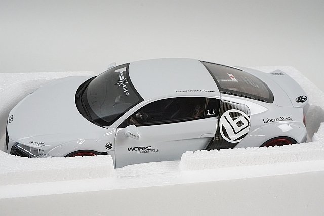 GT SPIRIT / GTスピリット 1/18 Audi アウディ R8 LB WORKS LBWK 2019 GLACIER WHITE ...