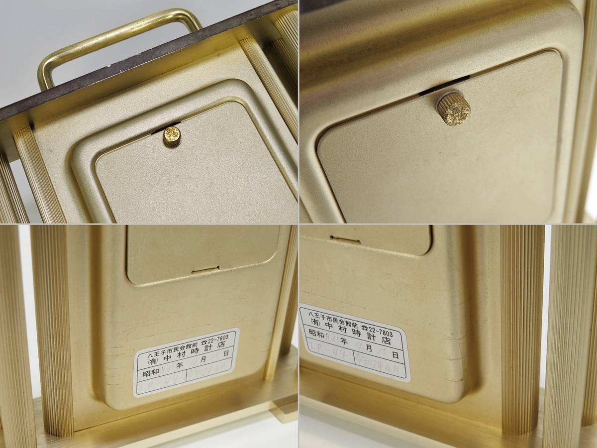 【美品】SEIKO DECOR QZ813G 高級置時計 稼働品】SEIKO DECOR QZ813G セイコー デコール アナログ クォーツ