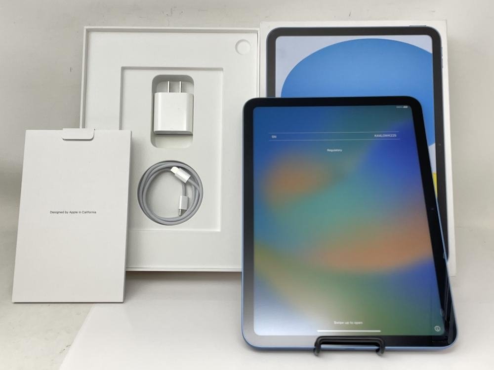 U623【美品・保証有】 iPad 第10世代 256GB Wi-Fi Blue iPad 第10