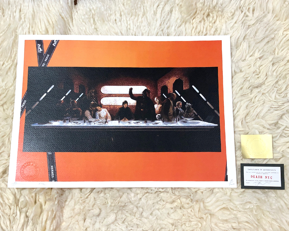 DEATH NYC 世界限定100枚 STARWARS ダースベイダー 最後の晩餐