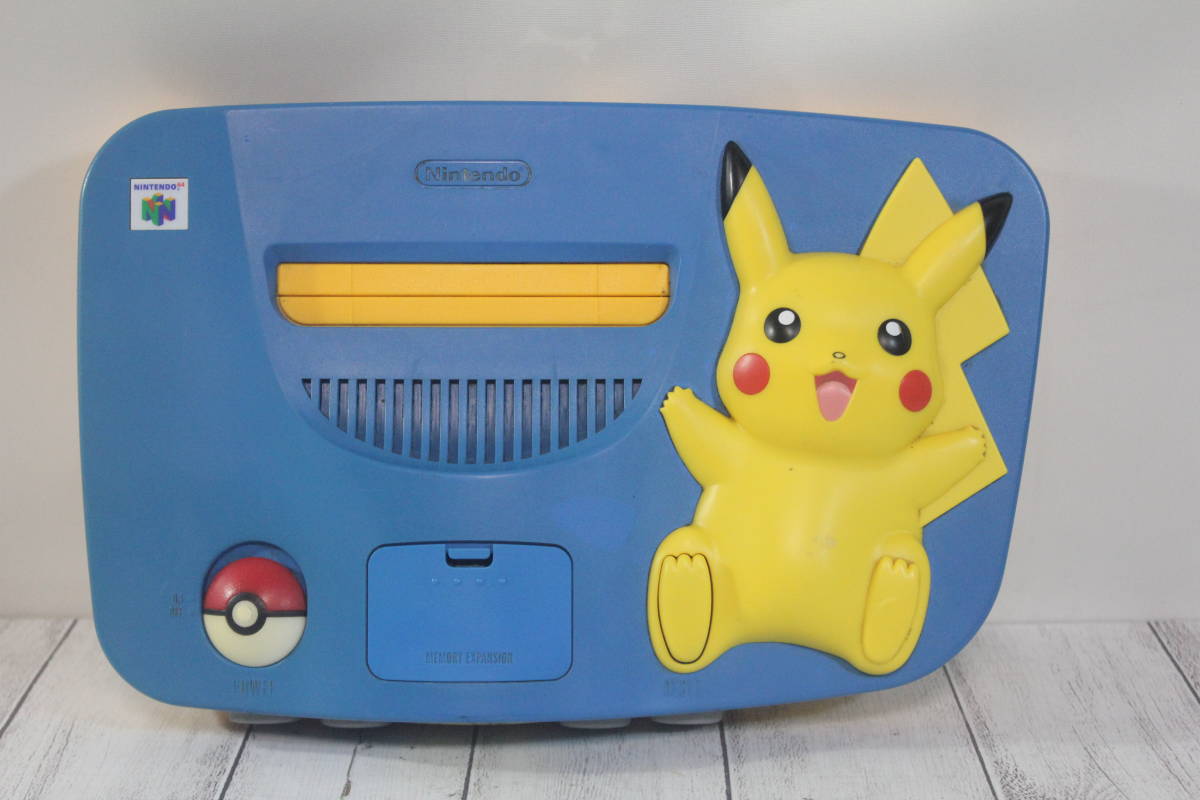 NINTENDO64 ピカチュウ ブルー＆イエロー 本体のみ ニンテンドー64