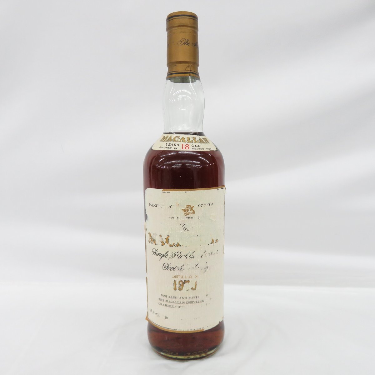 豊富な，品質保証 1円～【未開栓】The MACALLAN ザ・マッカラン 18年