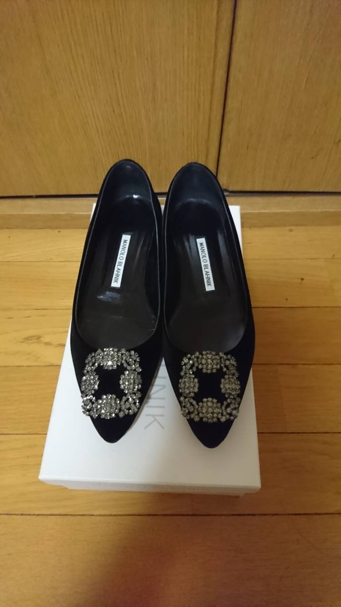 MANOLO BLAHNIK/アパルトモン*ハンギシフラット パンプス マノロブラニク　L'Appartement DEUXIEME CLASSE