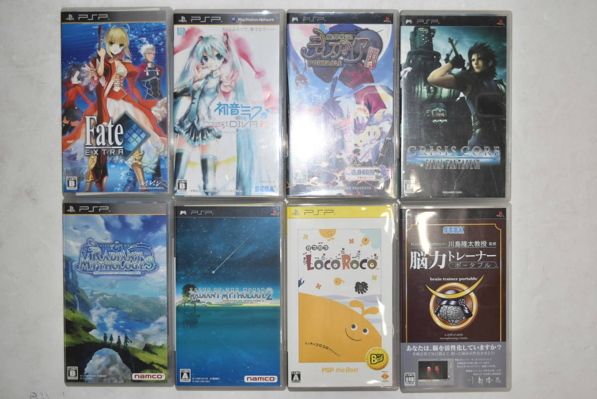23S 【中古品】 PSPソフト34本まとめて箱詰め プレイステーション  