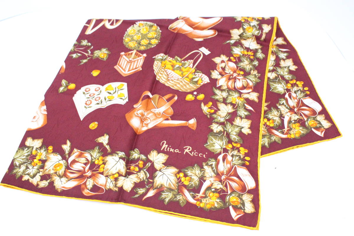 極美品✨CELINE セリーヌ シルク イタリア製 大判スカーフ ストール 極