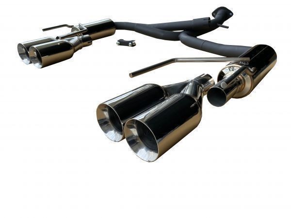 【動画あり】NS製 NTM13-10 130マークX GRX130 GRX133 ハーフステンレス製 丸型サイレンサー付真円4本出しマフラー トヨタ