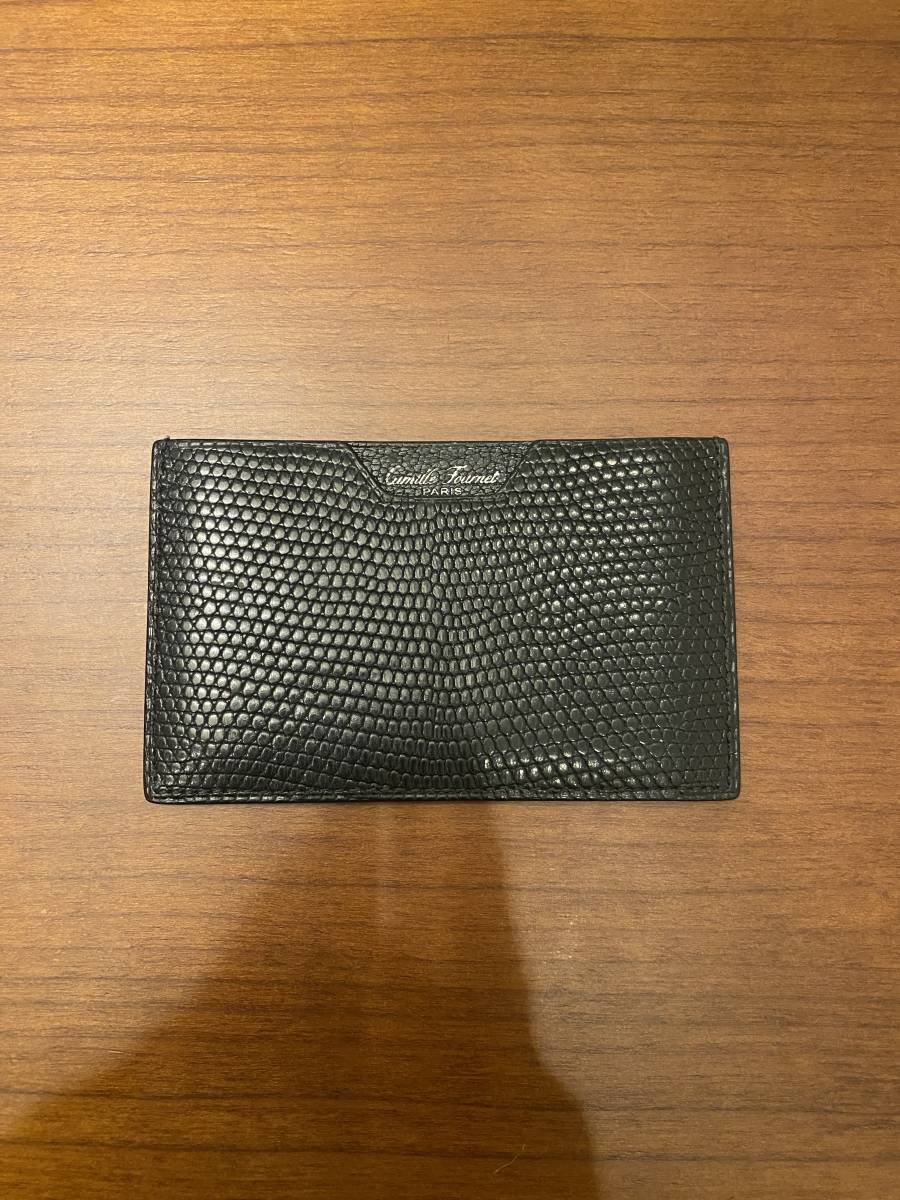 Camille Fournet カミーユフォルネ　旧ロゴ　名刺入れ　カードケース ミーユフォルネ カードケース 旧ロゴ 美品 camille fournet カミーユ