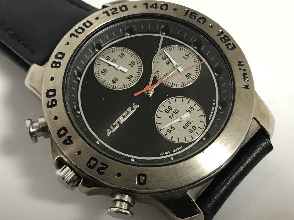 ALTEZZAトヨタアルテッツァ、クロノグラフクォーツ稼働品！