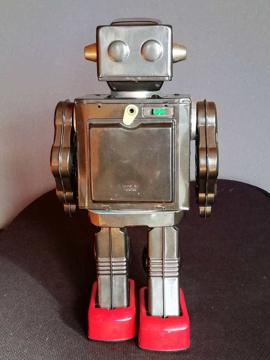 ☆堀川玩具 「スーパー火星大王」 ブリキ ロボット 昭和レトロ 元箱
