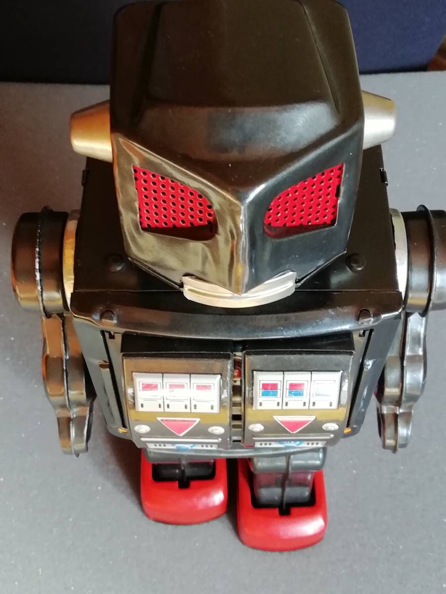 ☆堀川玩具 「スーパー火星大王」 ブリキ ロボット 昭和レトロ 元箱