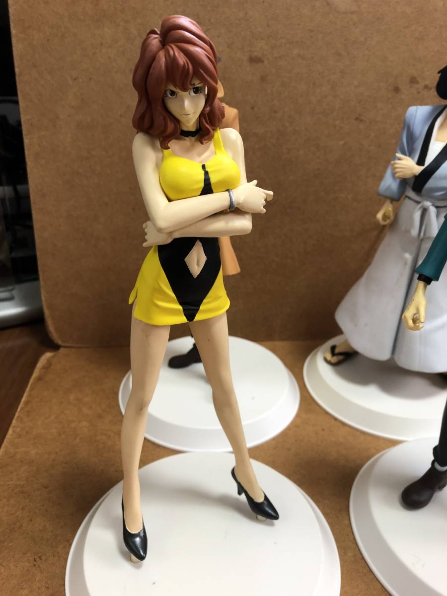 1円～ ルパン三世 峰不二子 スタイリッシュフィギュア５体セット