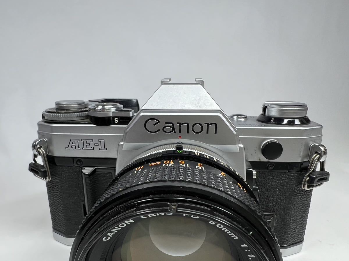 キャノン AE-1 フィルムカメラ【CANON LENS FD 50㎜ 1:1.4 S.S.C.