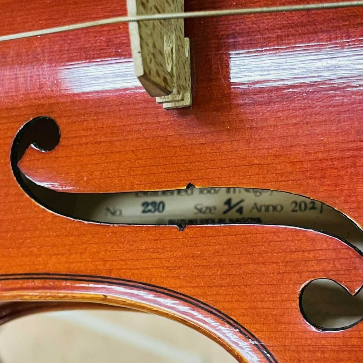 超美品!! 鈴木バイオリン SUZUKI VIOLIN No230 弓付 専用ケース 付属品 