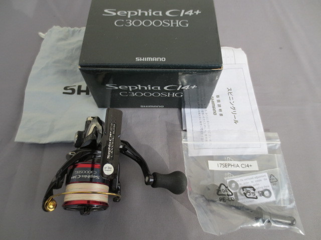 SHIMANO Sephia C14+ C3000SHG スピニングリール SHIMANO】シマノ『17