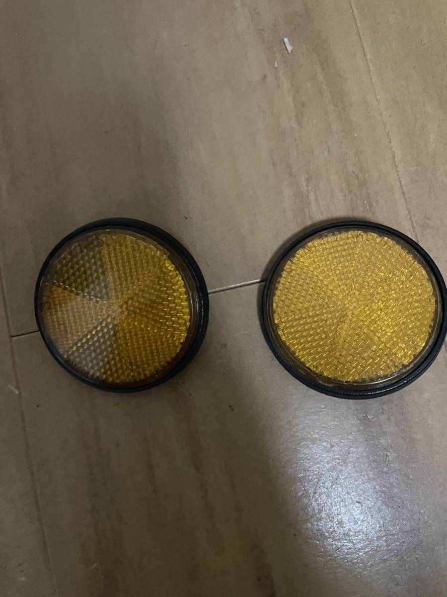 Z1Z2純正品 フロントフォークリフレクター 当時物 絶版 旧車 Z1R Z1000LTD z1000mk2 kz1000 kz900 kz750