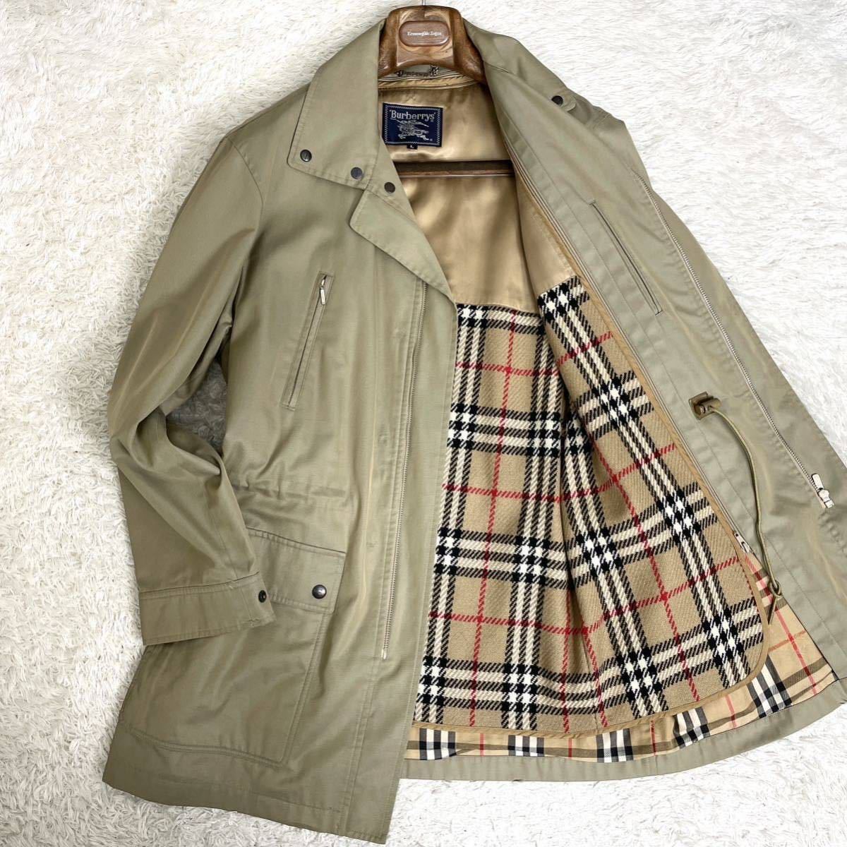 Burberry's バーバリー【英国紳士の佇まい】L ステンカラーコート ノバ