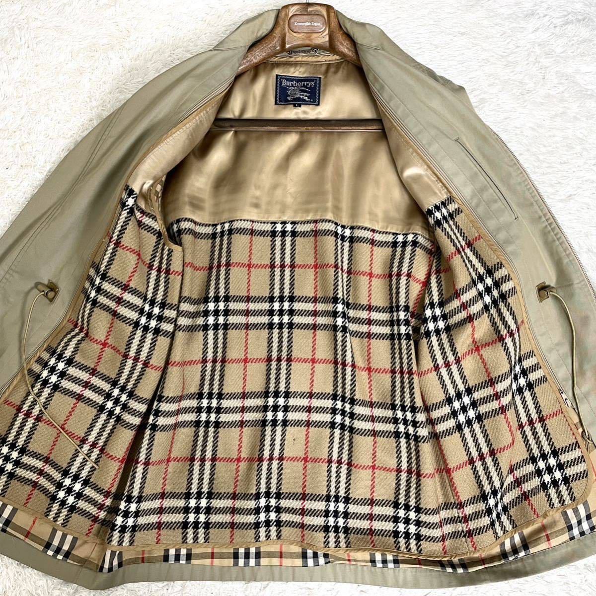 Burberry's バーバリー【英国紳士の佇まい】L ステンカラーコート ノバ