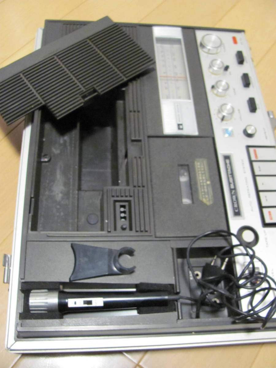 CROWN アタッシュケース型 カセットデッキ CRC-9950F 日本製