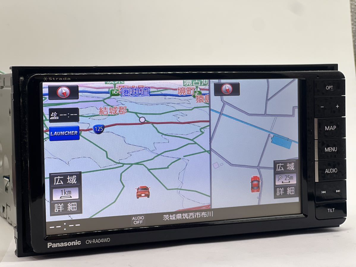 CN-RA04WD パナソニック　ストラーダ　地図SDカード無し　美品 CN-RA04WD パナソニック ストラーダ 地図SDカード無し 美品 【公式通販】