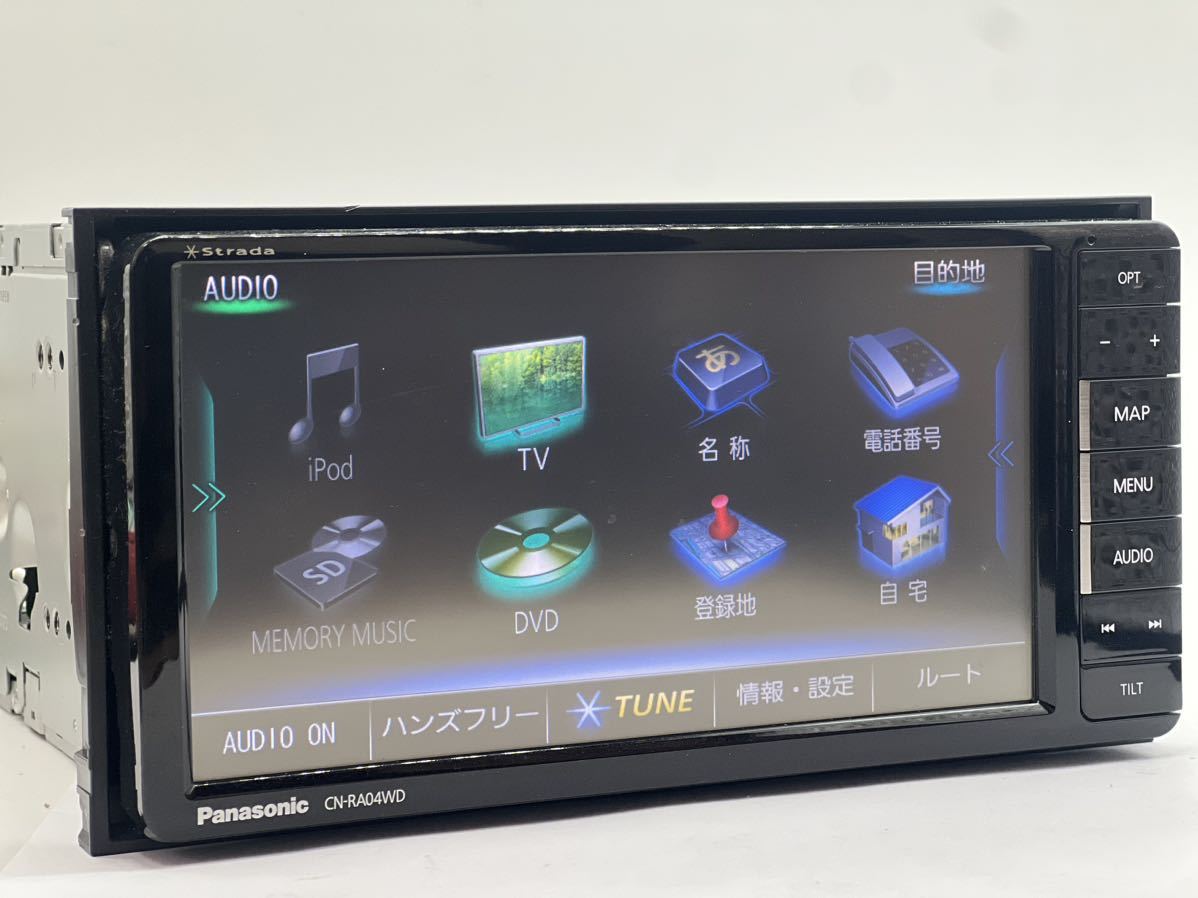 CN-RA04WD パナソニック ストラーダ 地図SDカード無し 美品 【公式通販】