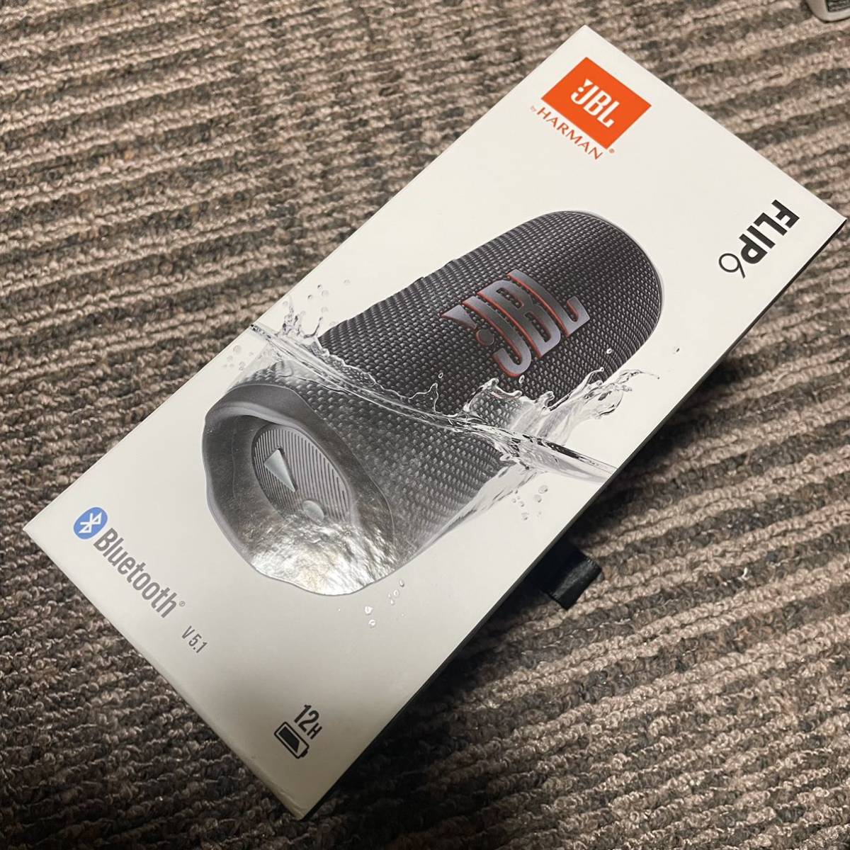 JBL FLIP6 Bluetooth スピーカー 2ウェイ ポータブル ブラック 