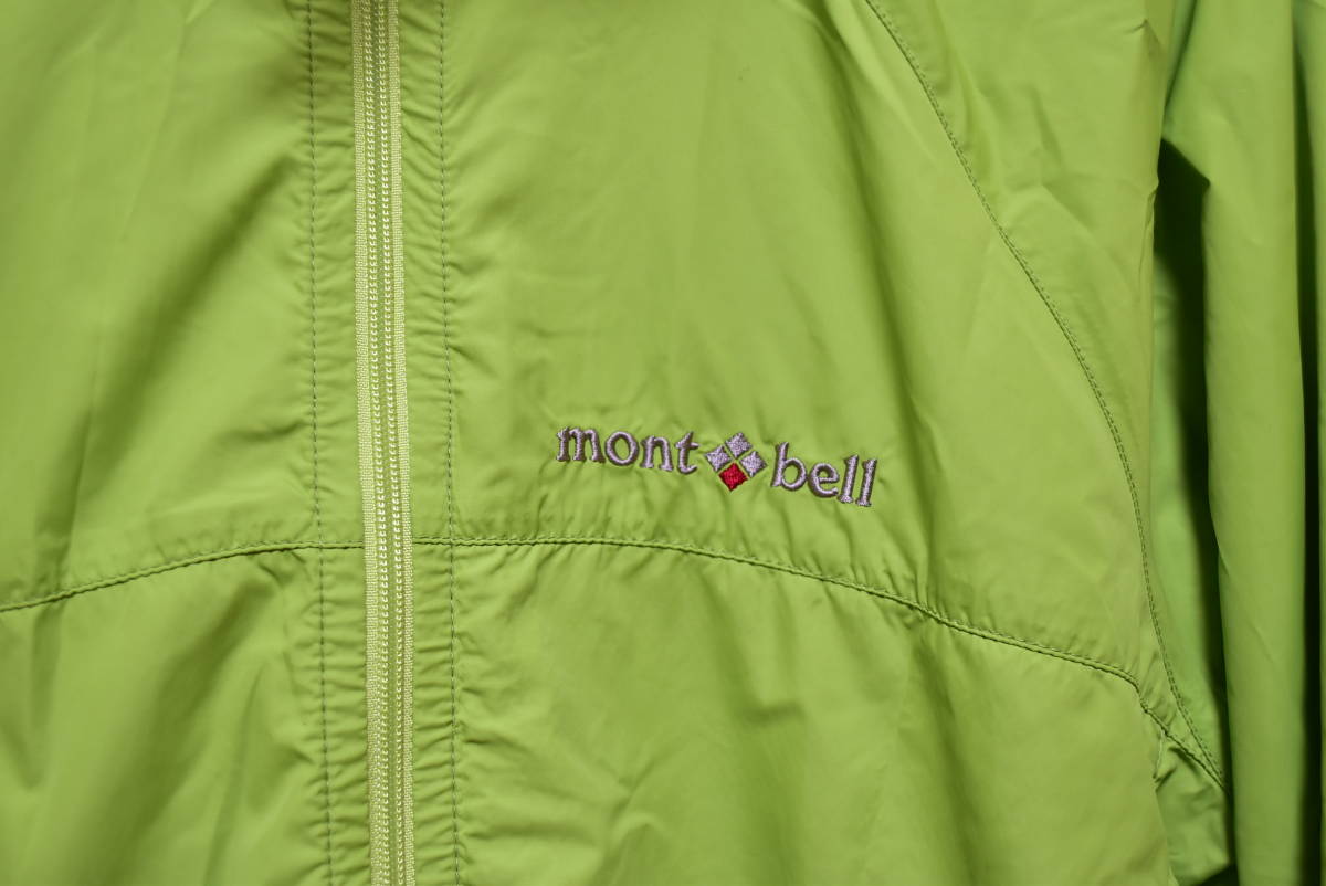 【送料込】mont-bell モンベル ウインドブラストパーカー Mサイズ レディース 撥水 ポケッタブル 登山 トレッキング アウトドア