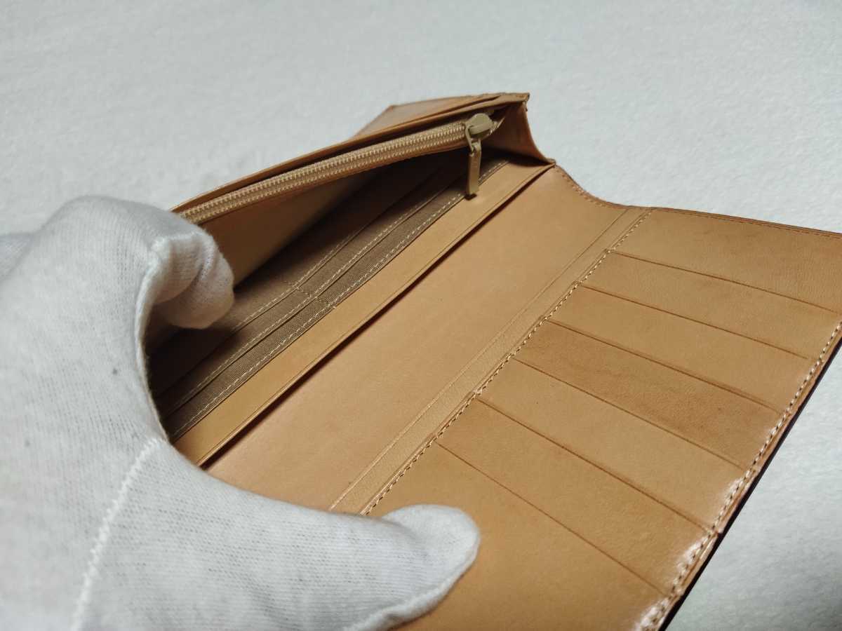 宮内コードバン 1円～ 長財布 フライングホース 未使用品 馬革 ロング 