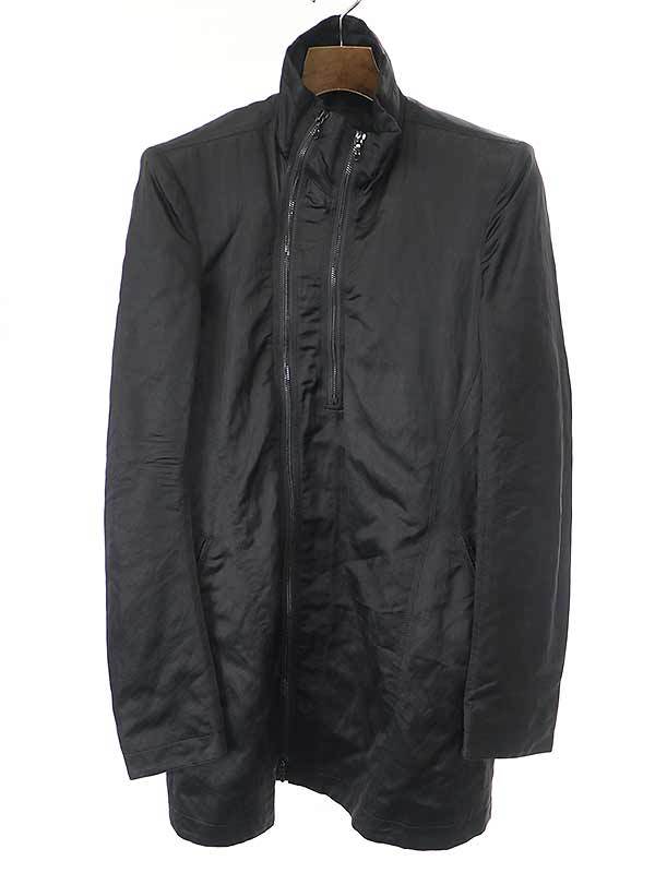 JULIUS ユリウス 14SS CUPRO BAMBOO TWILL スラッシングハイネック