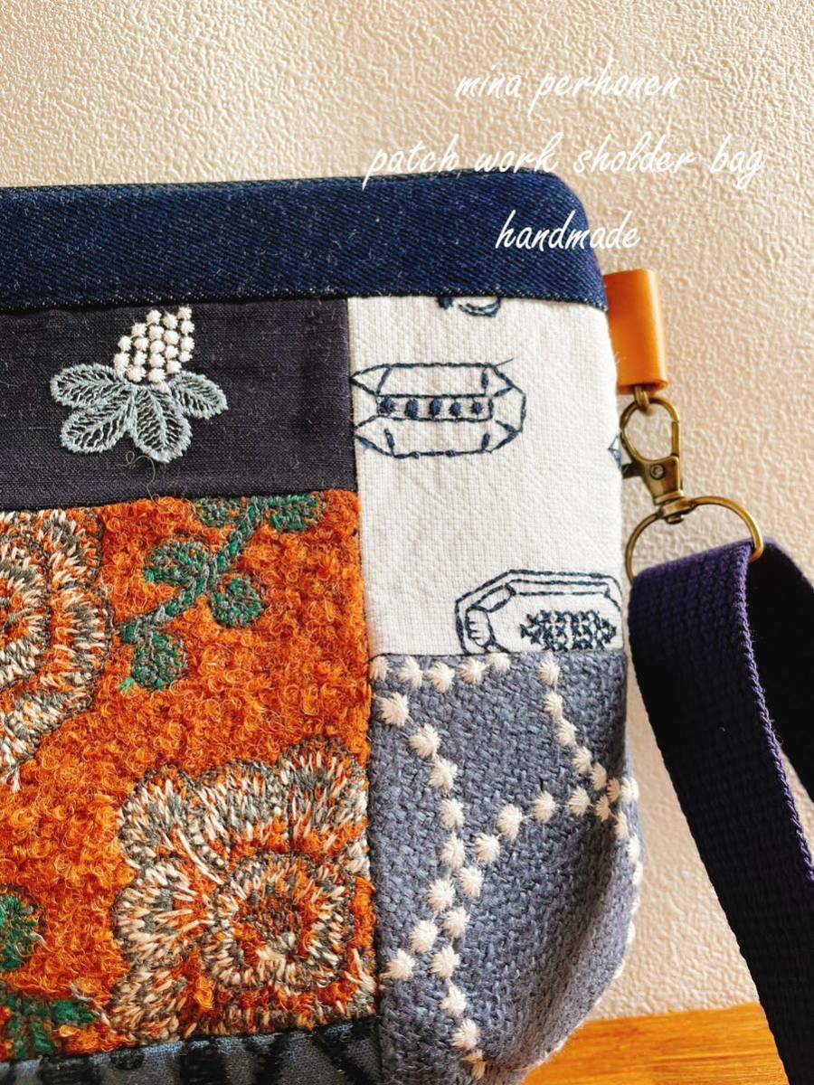 □ミナペルホネン□パッチワーク□ショルダーバッグ□ハンドメイド
