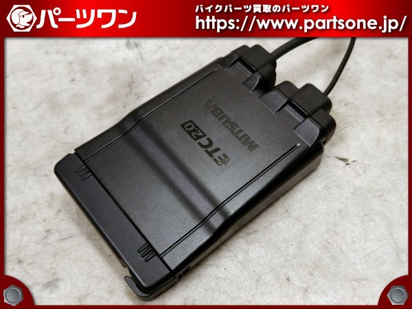 ○中古・美品○バイク用 GPS搭載ETC2.0車載器 MSC-BE700S○通電/カード