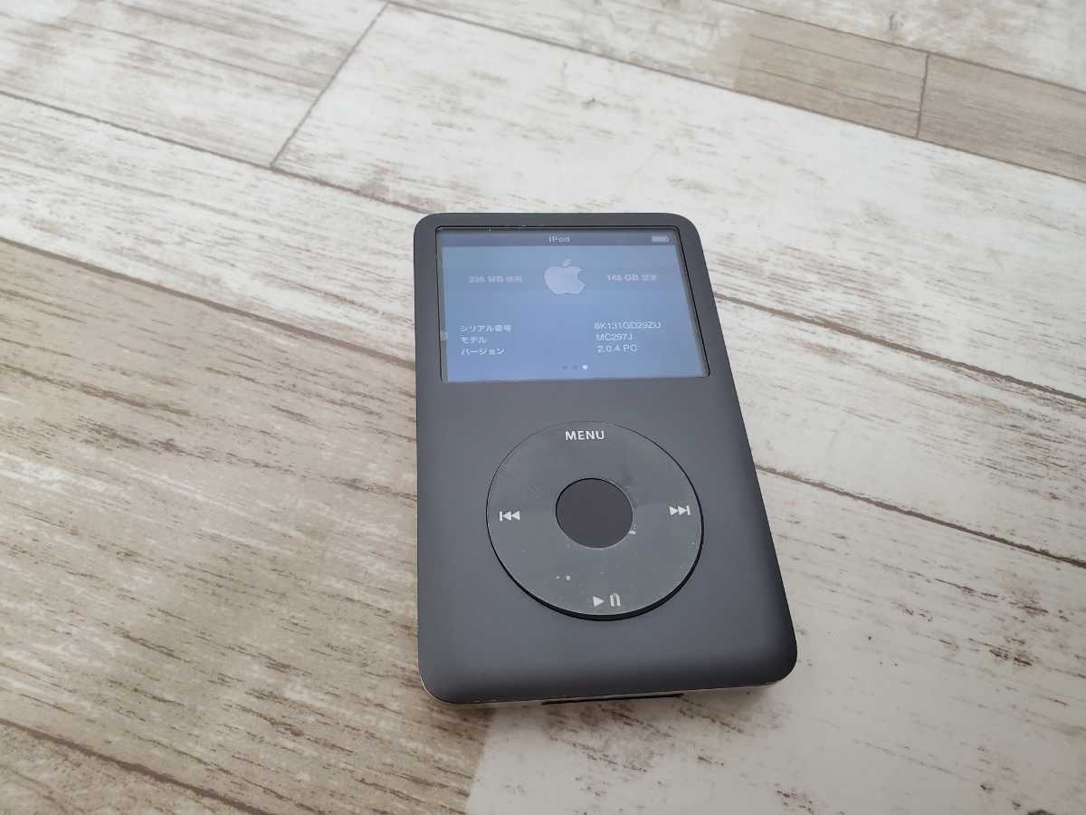 iPod classic 160GB Apple MC297J⁄A ブラック - Generation 7th
