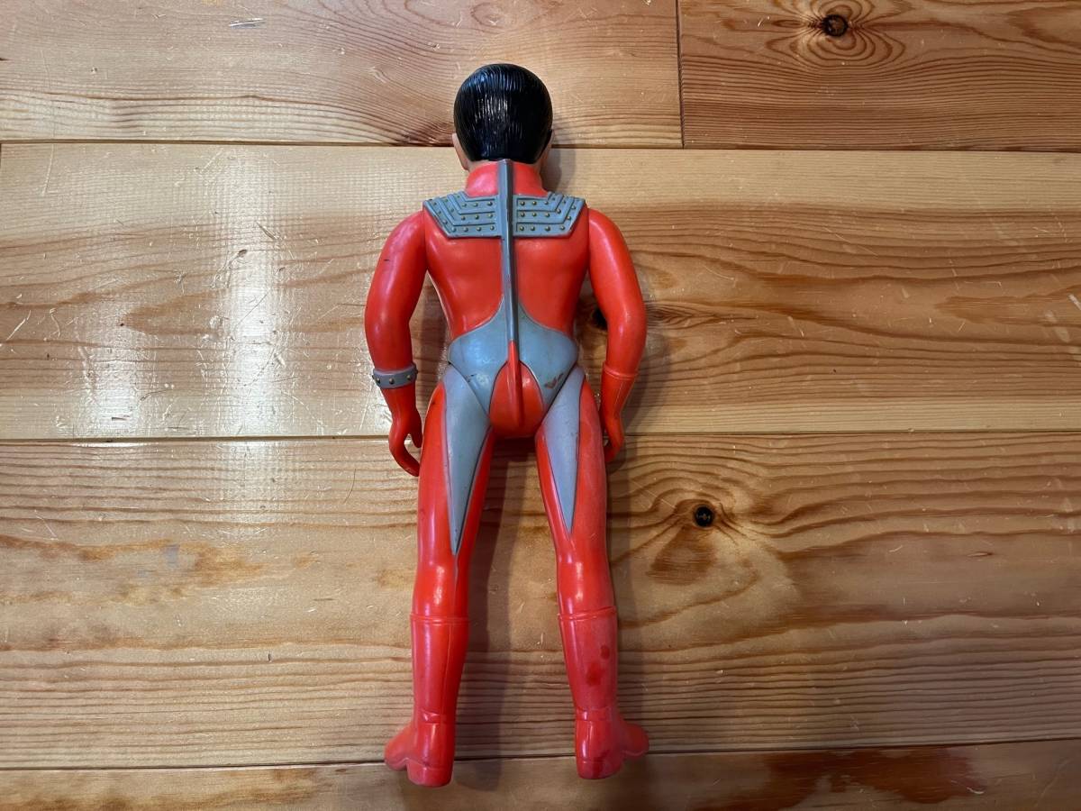 当時物 ブルマァク ウルトラマンタロウ マスク脱着 ソフビ 約30㎝ 円谷 