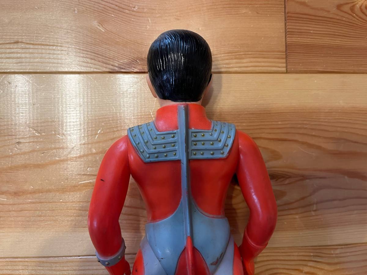 当時物 ブルマァク ウルトラマンタロウ マスク脱着 ソフビ 約30㎝ 円谷