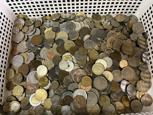 総重量約5kg以上 外国/硬貨/古銭/中国/硬貨 コイン/大量まとめて