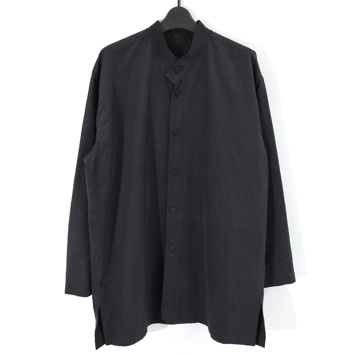 HOMME PLISSE ISSEY MIYAKE 22AW PACKABLE SHIRT スタンドカラー 