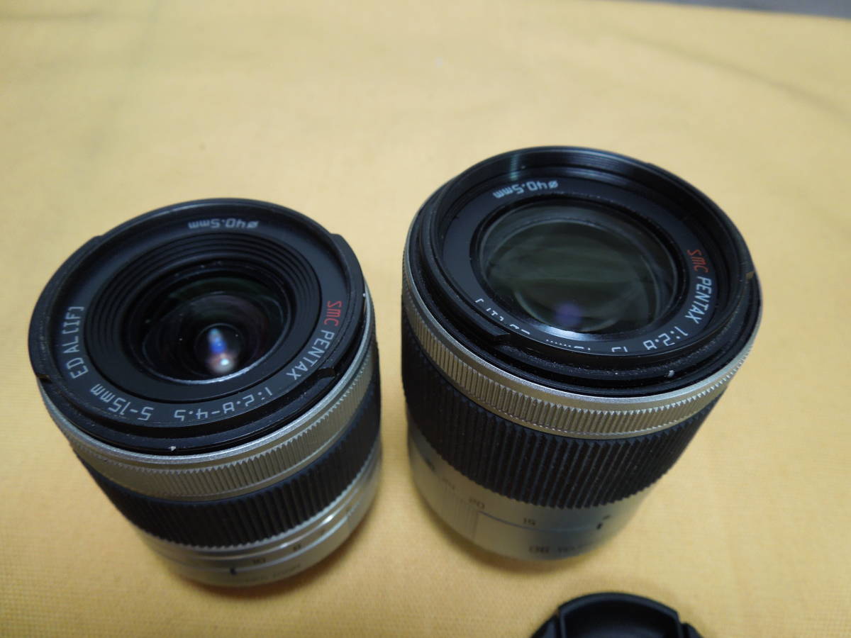 SMC PENTAX レンズ4本+α セット ペンタックス レンズセット／ smc PENTAX 15-45mm F2.8 / 5-15mm／中古
