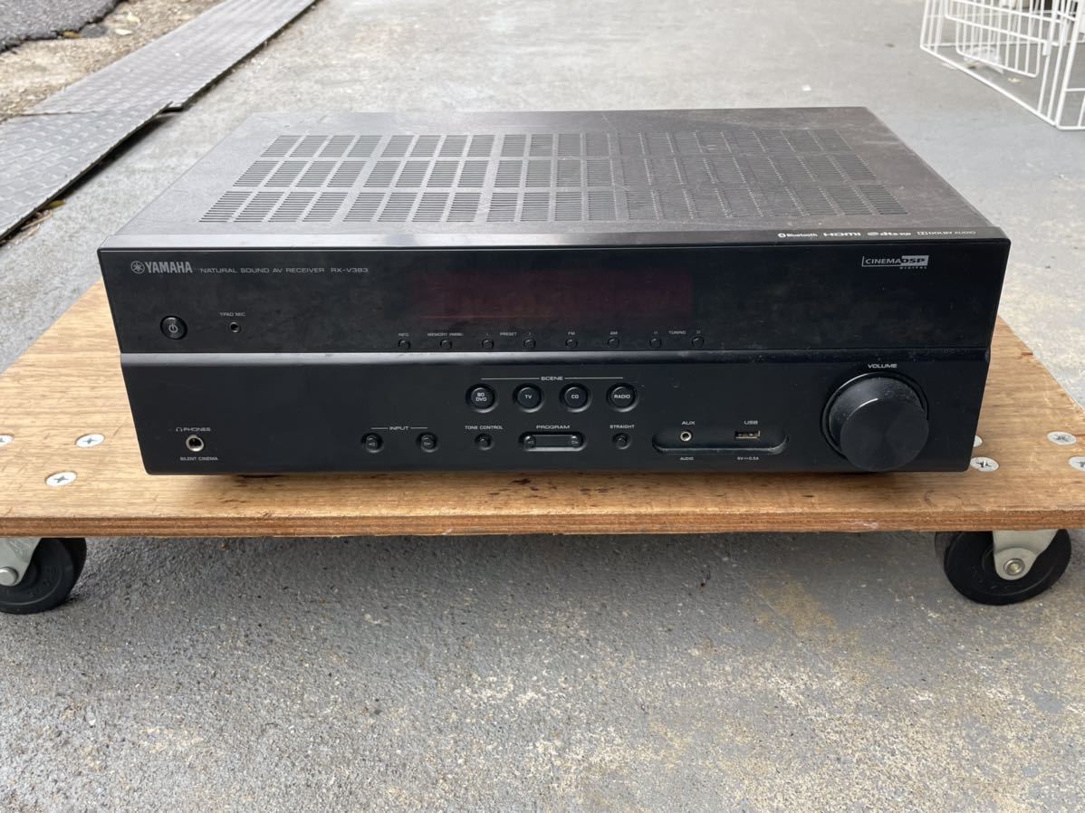 [TM預0210X] YAMAHA ヤマハ AVアンプ NATURAL SOUND AV RECEIVER RX-V383 AVレシーバー 