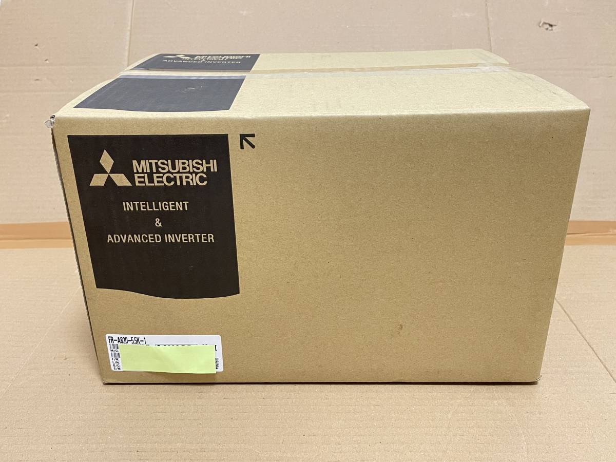 新品未開封 三菱電機 FR-A820-5.5K-1 インバータ 1台 三菱電機 FR-A820-5.5K-1 三菱電機 FR-A820-5.5K-1 インバータ モニタ (
