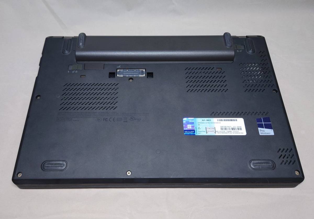 Lenovo ThinkPad X260　動作品　core i5-6300U/8GB/256GB SSD換装済み/Windows 10 Pro/ACアダプター付属_3