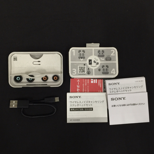 SONY WF-1000XM4 ワイヤレス ノイズキャンセリング ステレオ ヘッド