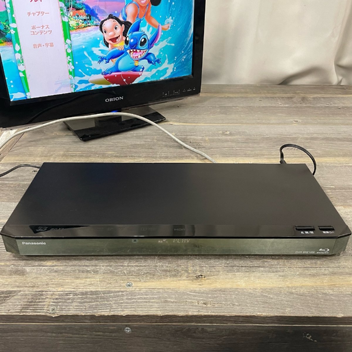 6321 Panasonic BD/HDDレコーダー 1TB DMR-BRZ1000 15年製 本体のみ