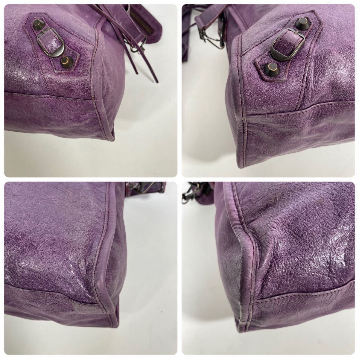 美品】BALENCIAGA バレンシアガ シティ ザシティ 2way ハンドバッグ 