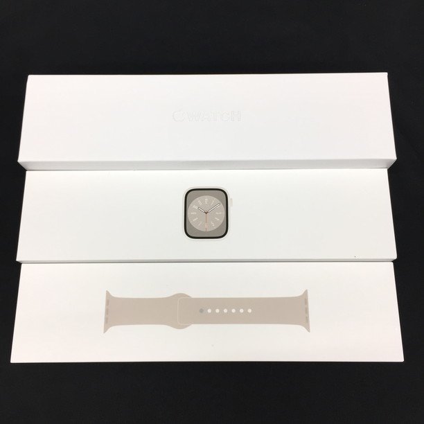 人気定番，新作 BBAG1006 Apple Watch Series 8 GPS+Cellular 41mm A2773 / MNHY3J/A スターライト(スマートウォッチ本体)｜売買されたオークション情報、yahooの商品情報をアーカイブ公開 - オークファン スマートウォッチ本体