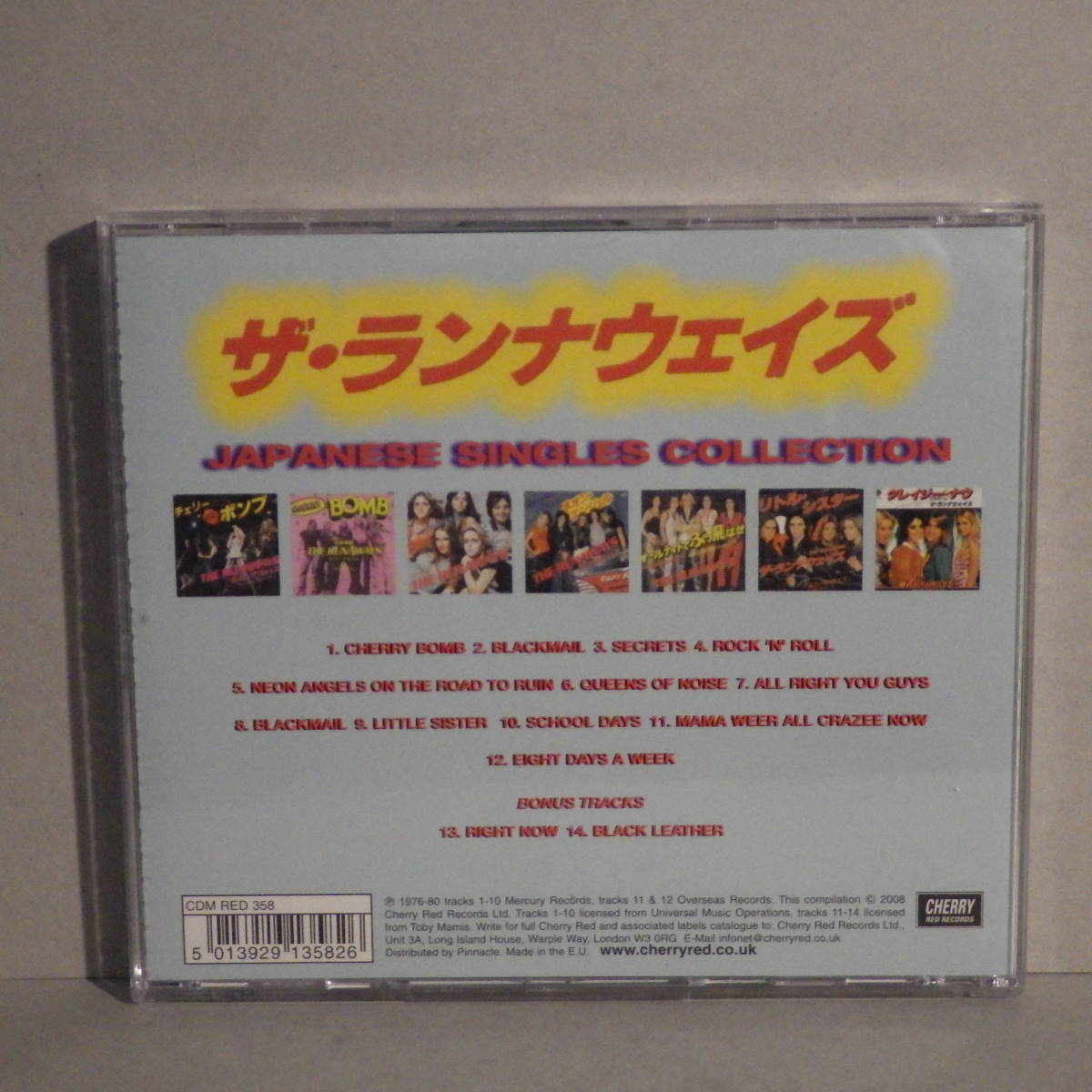 輸入盤【CD】The Runaways Japanese Singles Collection ザ・ランナ 