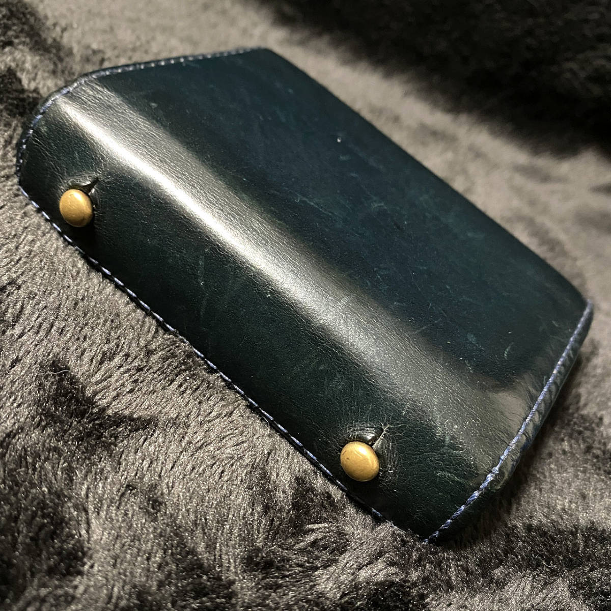 ブルー blue【新品】エムピウ ミッレフォッリエ2 P25 折り財布