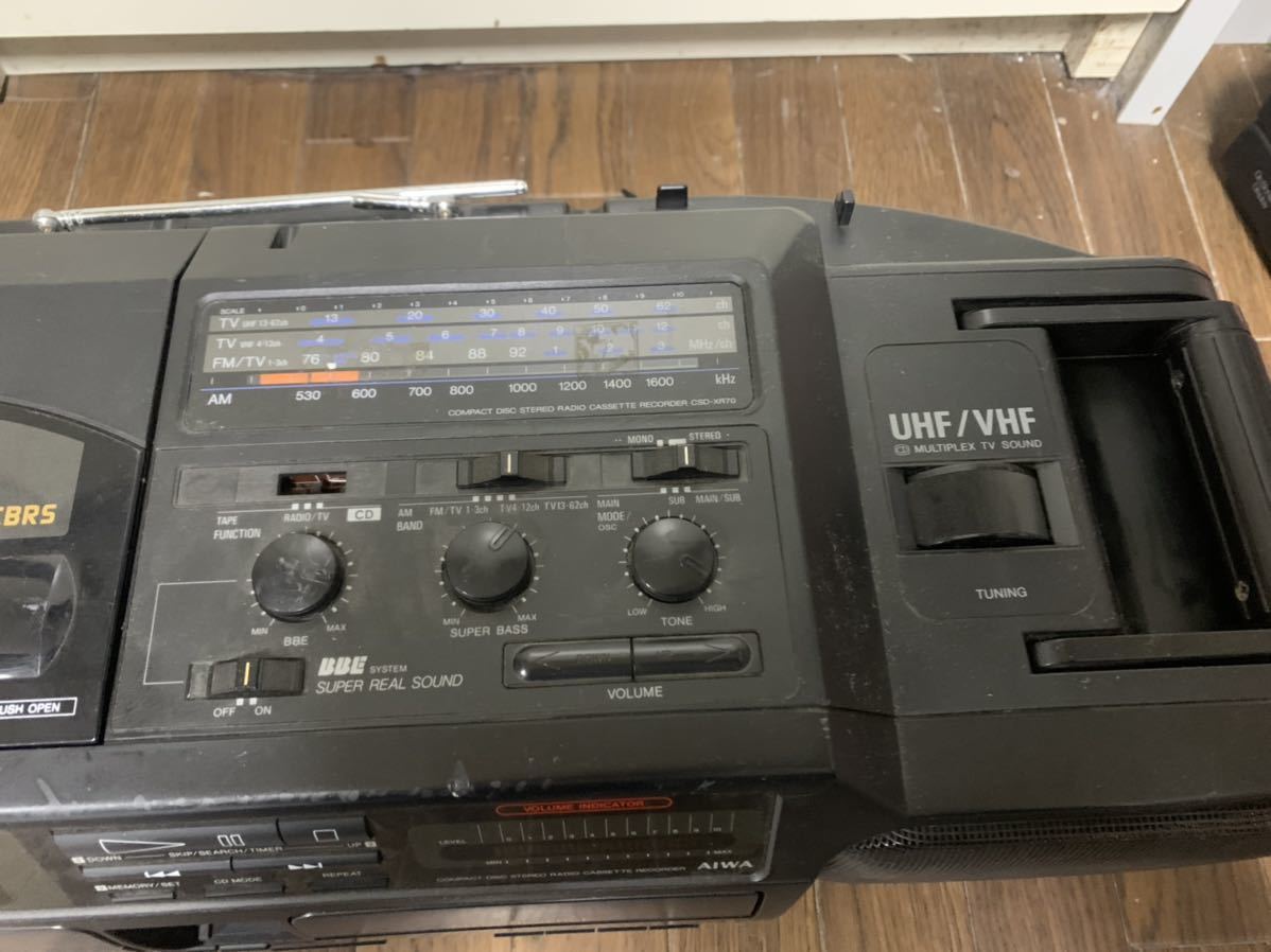 AIWA CDラジカセ CSD-XR70(ラジカセ)｜売買されたオークション情報