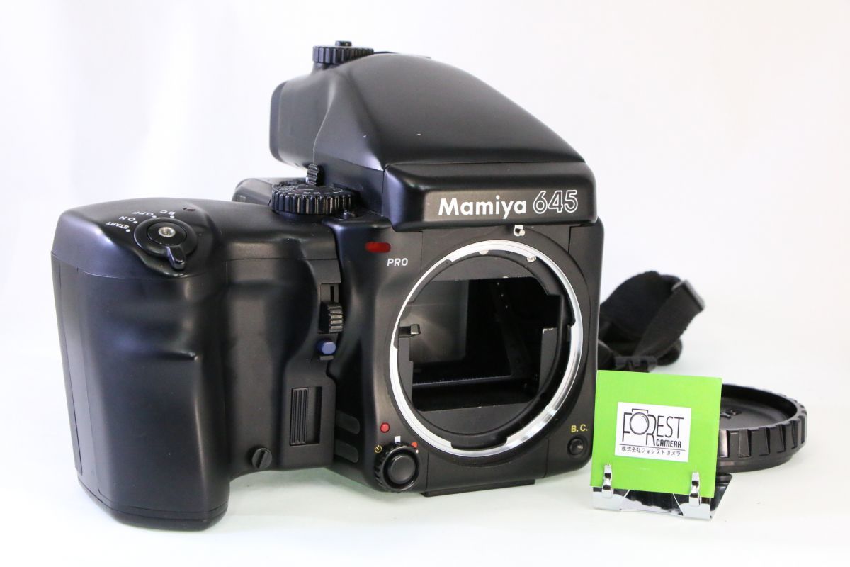 実用□マミヤ MAMIYA 645 PRO＋引き蓋＋ワインダーグリップ□AE