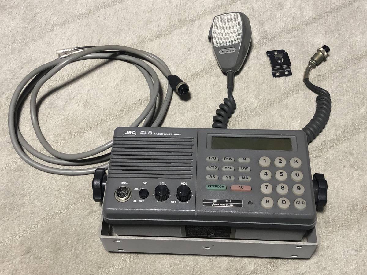 Yahoo!オークション - JRC 日本無線 JHS-25 国際VHF無線機 マリンVHF