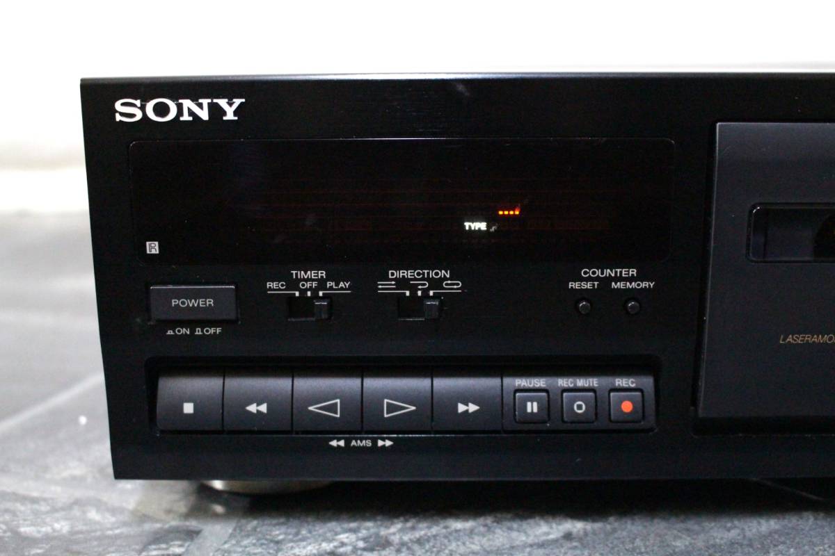 メンテナンス整備品SONY ステレオカセットデッキ TC-RX711